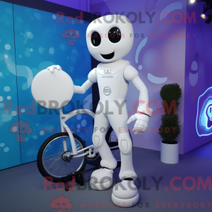 Mascot character of a White...