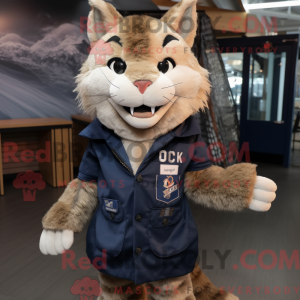Mascottefiguur van een...