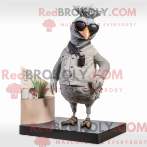 Mascot character of a Gray...
