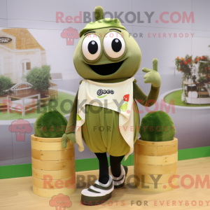 Mascot character of a Olive...