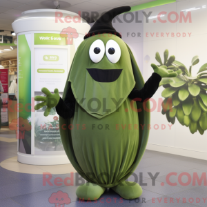 Mascot character of a Olive...