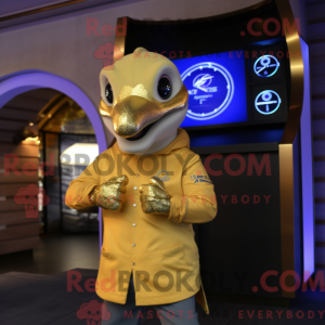 Mascot character of a Gold...