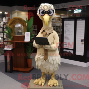 Mascot character of a Beige...