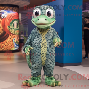 Maskotkarakter av en Python...