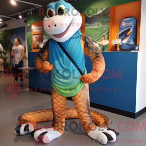 Mascottekarakter van een...