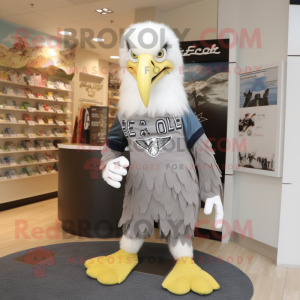 Silver Bald Eagle maskot...