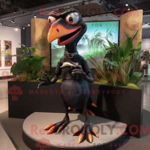 Mascot character of a Black...