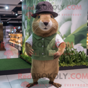 Mascot character of a Olive...