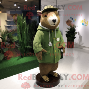 Mascot character of a Olive...