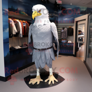 Silver Bald Eagle maskot...