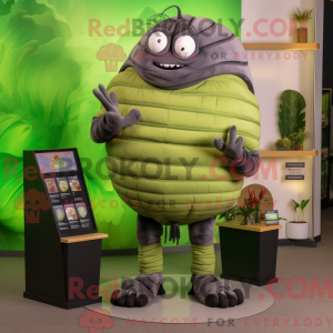 Mascot character of a Olive...