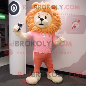 Mascot character of a Peach...