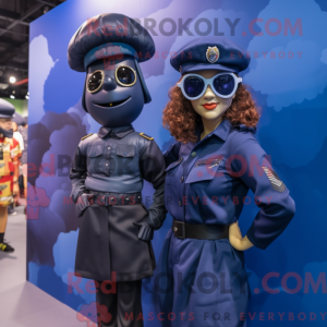 Maskotkarakter af en Navy...