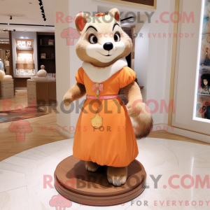 Mascot character of a Peach...
