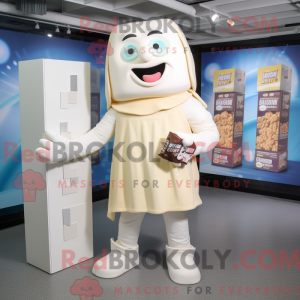 Mascot character of a White...