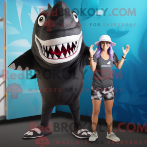 Mascot character of a Black...