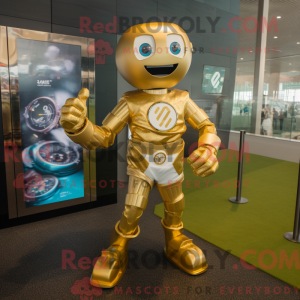 Mascottefiguur van een...