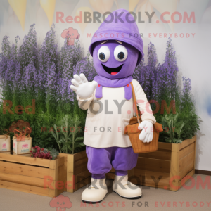Máscara de cor de lavanda...