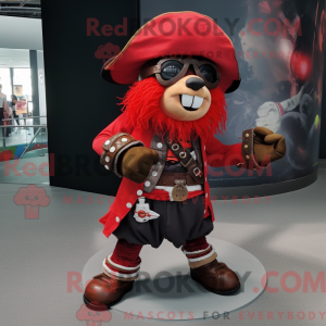 Mascot character of a Red...