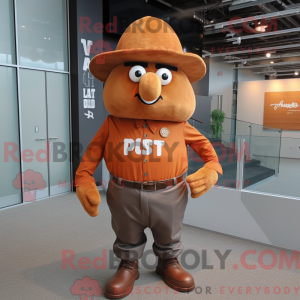 Mascot character of a Rust...