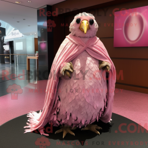 Mascot character of a Pink...