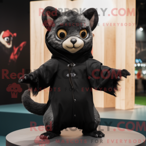 Mascot character of a Black...