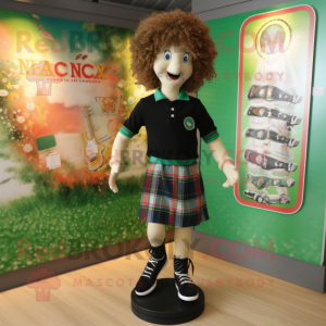 nan Irish Dancing Shoes mascot costume character dressed with a Board Shorts and Necklaces