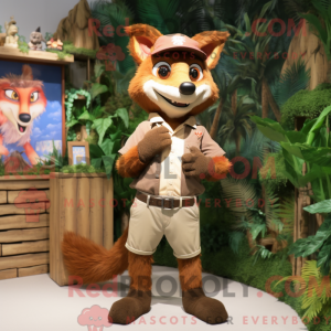 Mascot karakter van een...