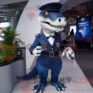 Mascot character of a Navy...