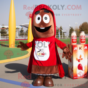 Mascot karakter van een...
