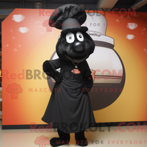 Mascot character of a Black...