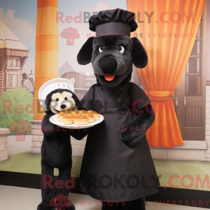 Mascot character of a Black...