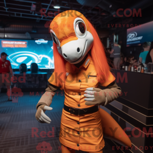 Mascot character of a Rust...