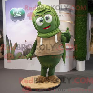 Mascot character of a Olive...
