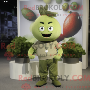 Mascot character of a Olive...