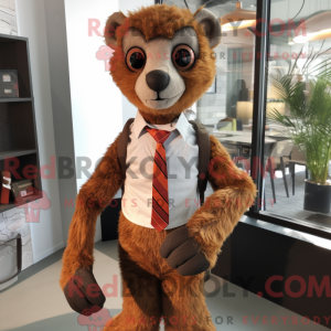 Mascottefiguur van een...