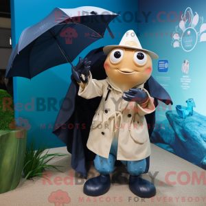 Mascot character of a Navy...