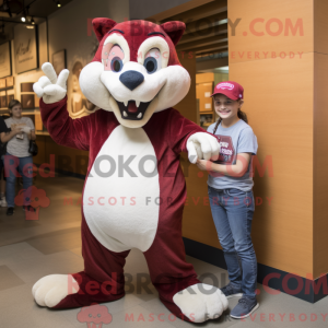 Maskot karakter af en...