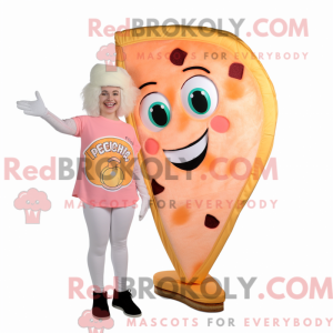 Mascot character of a Peach...