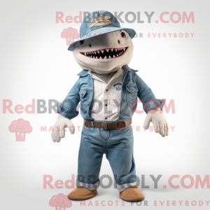 Mascot character of a White...