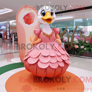 Mascot character of a Peach...