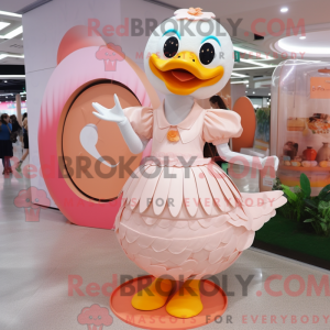 Mascot character of a Peach...