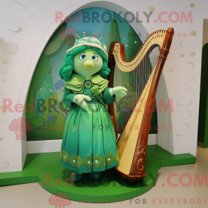 Mascot character of a Green...