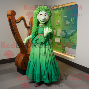 Mascot character of a Green...