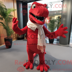 Mascot character of a Red...