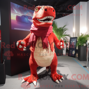 Mascot character of a Red...