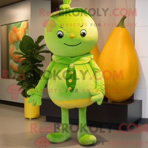 Mascot character of a Lime...