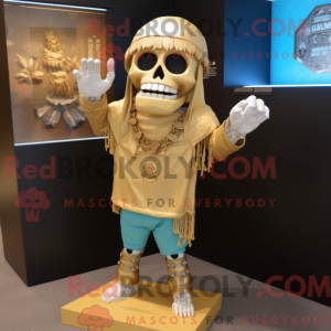 Maskotfigur af en...