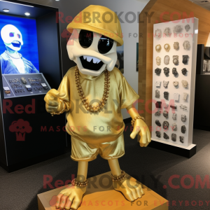 Mascot character of a Gold...