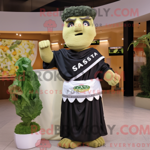 Mascot character of a Black...